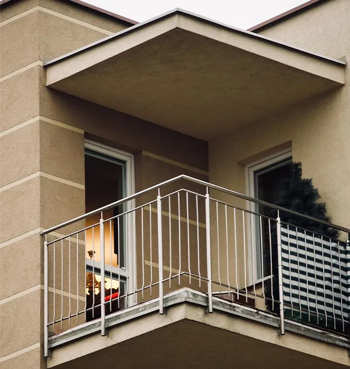 Stairs steel shed construction